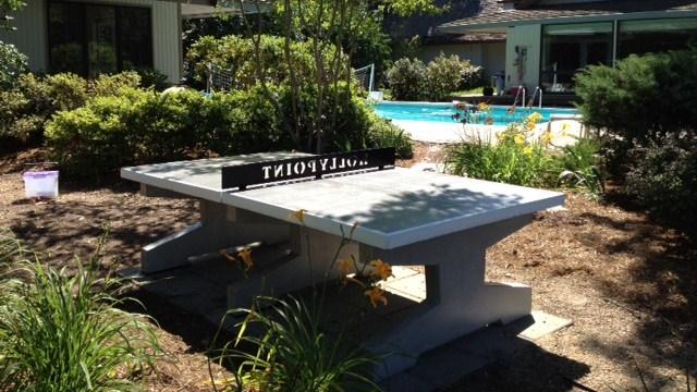 Concrete Ping Pong Table