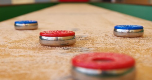 Shuffleboard pucks